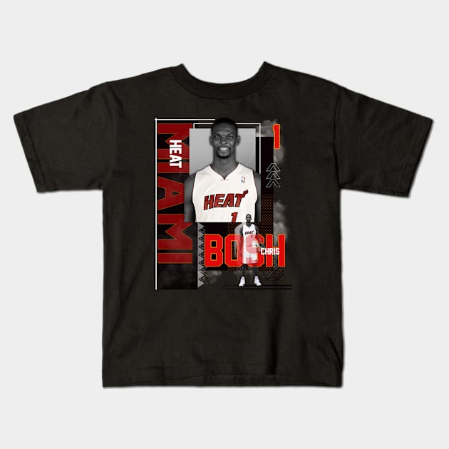 Chris Bosh 1 Kids T-Shirt by today.i.am.sad